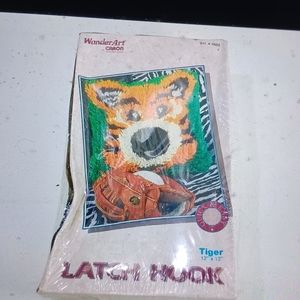 New Latch hook kit Tiger Wonder Art